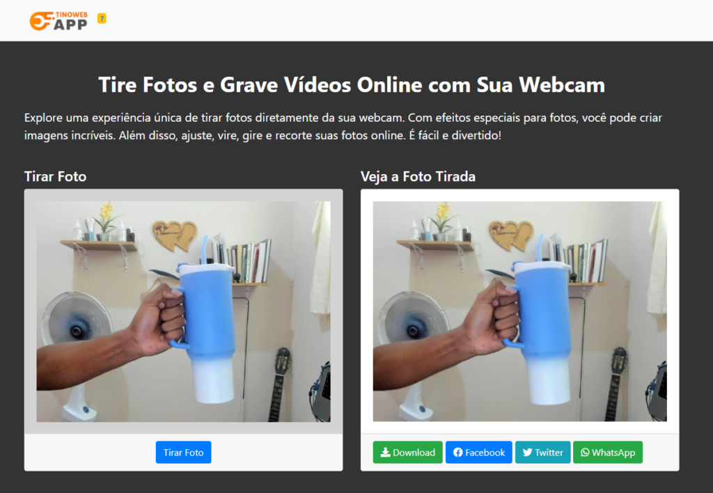 Tire Fotos Online com a Ferramenta TinoWeb: Simples, Rápido e Prático